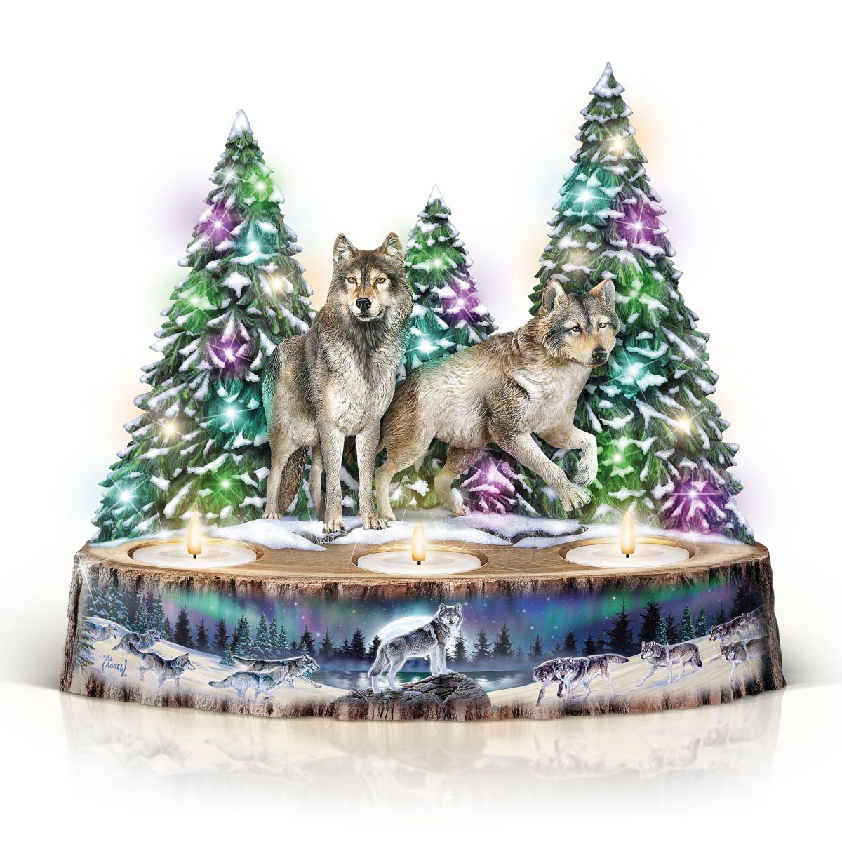 ‘Guardians Of The Night’ Limited Edition Illuminated Centrepiece