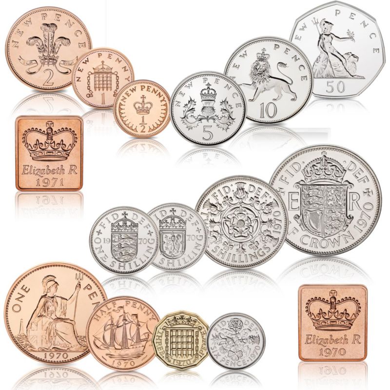 The 50th Anniversary of Decimal Changeover Proof Coin Set