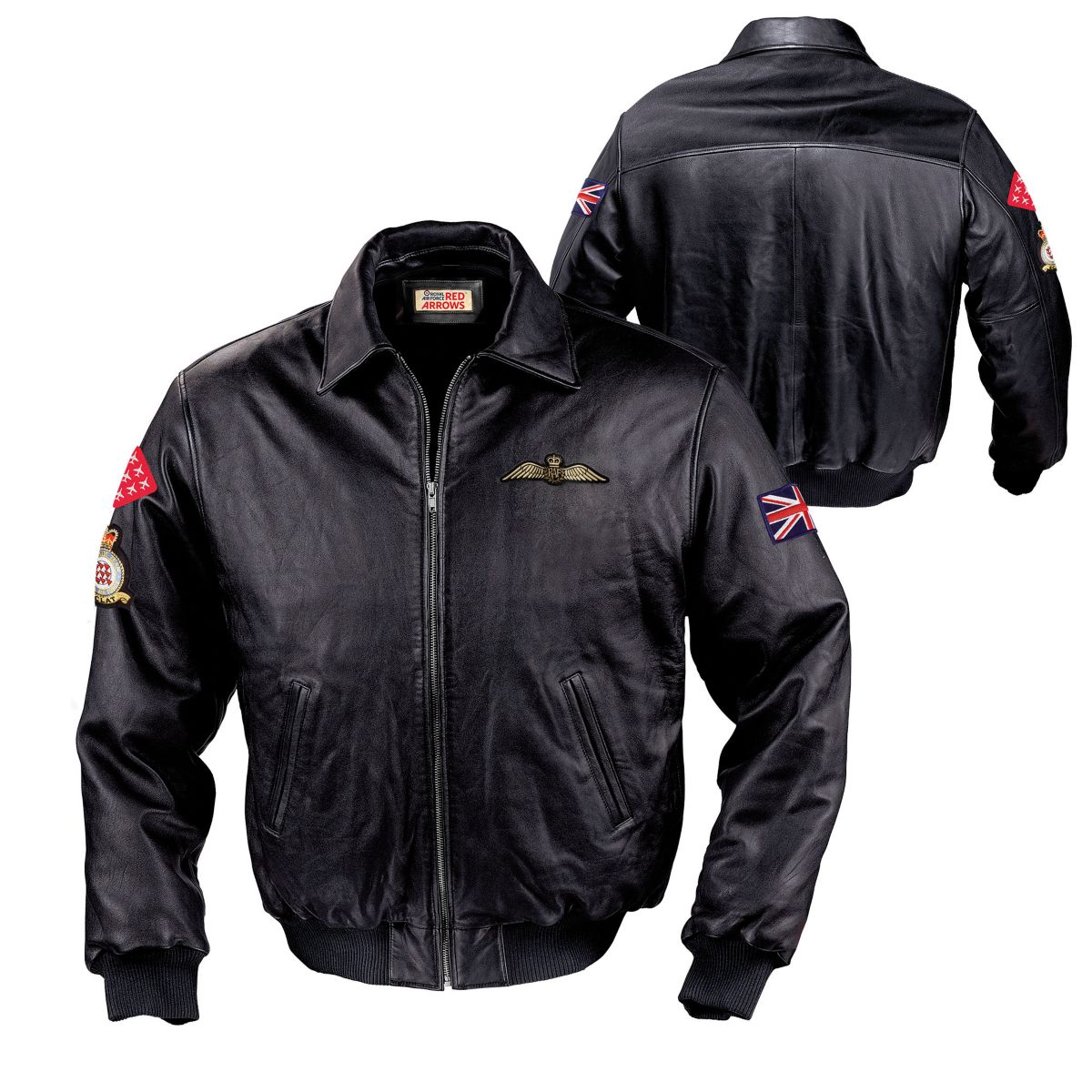 ‘Red Arrows’ Men’s Leather Jacket