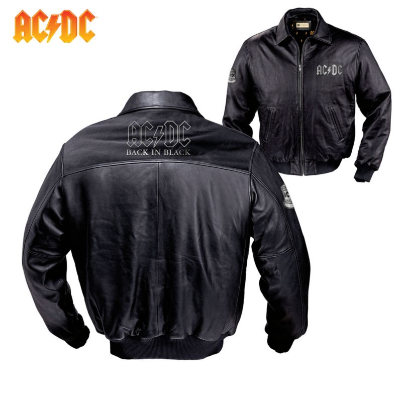 Back in Black – AC/DC-Lederjacke
