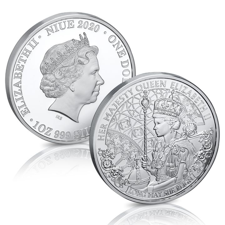 The Long May She Reign 1oz Silver Coin