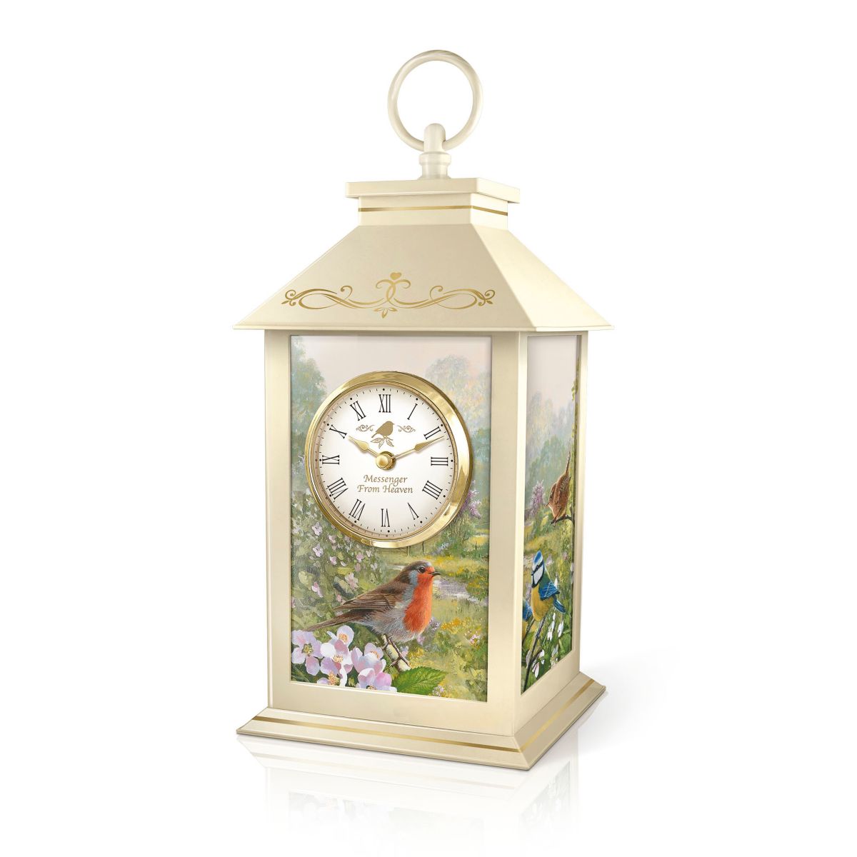 ‘Messenger From Heaven’ Illuminated Lantern Clock