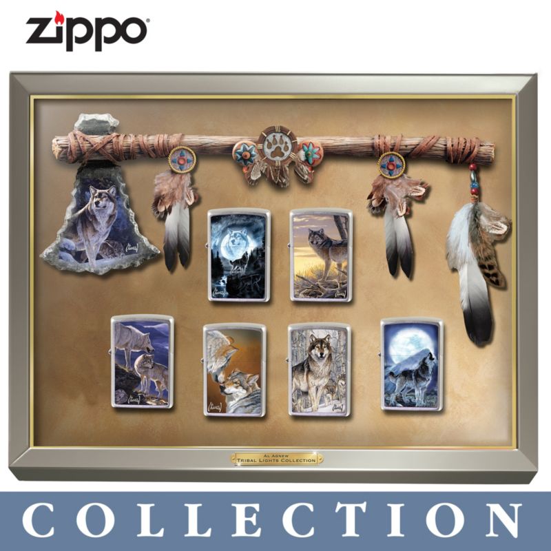 Al Agnew Tribal Lights Zippo Lighter Collection