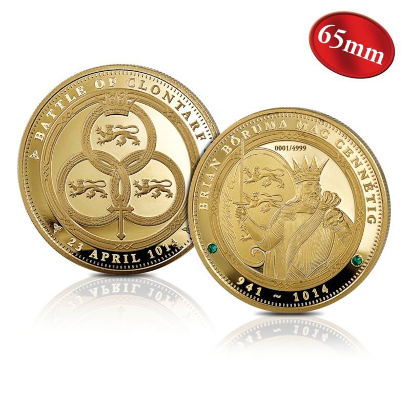 &#039;Brian Boru High King Of Ireland&#039; Golden Commemorative