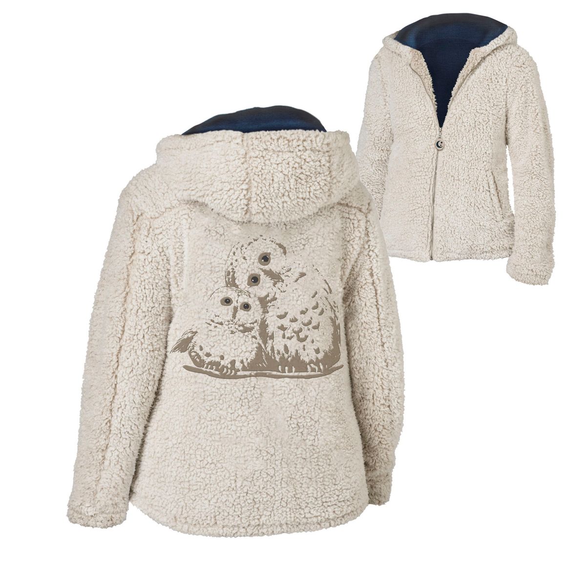 Kayomi Harai 'Owl Love' Ladies’ Fleece Jacket
