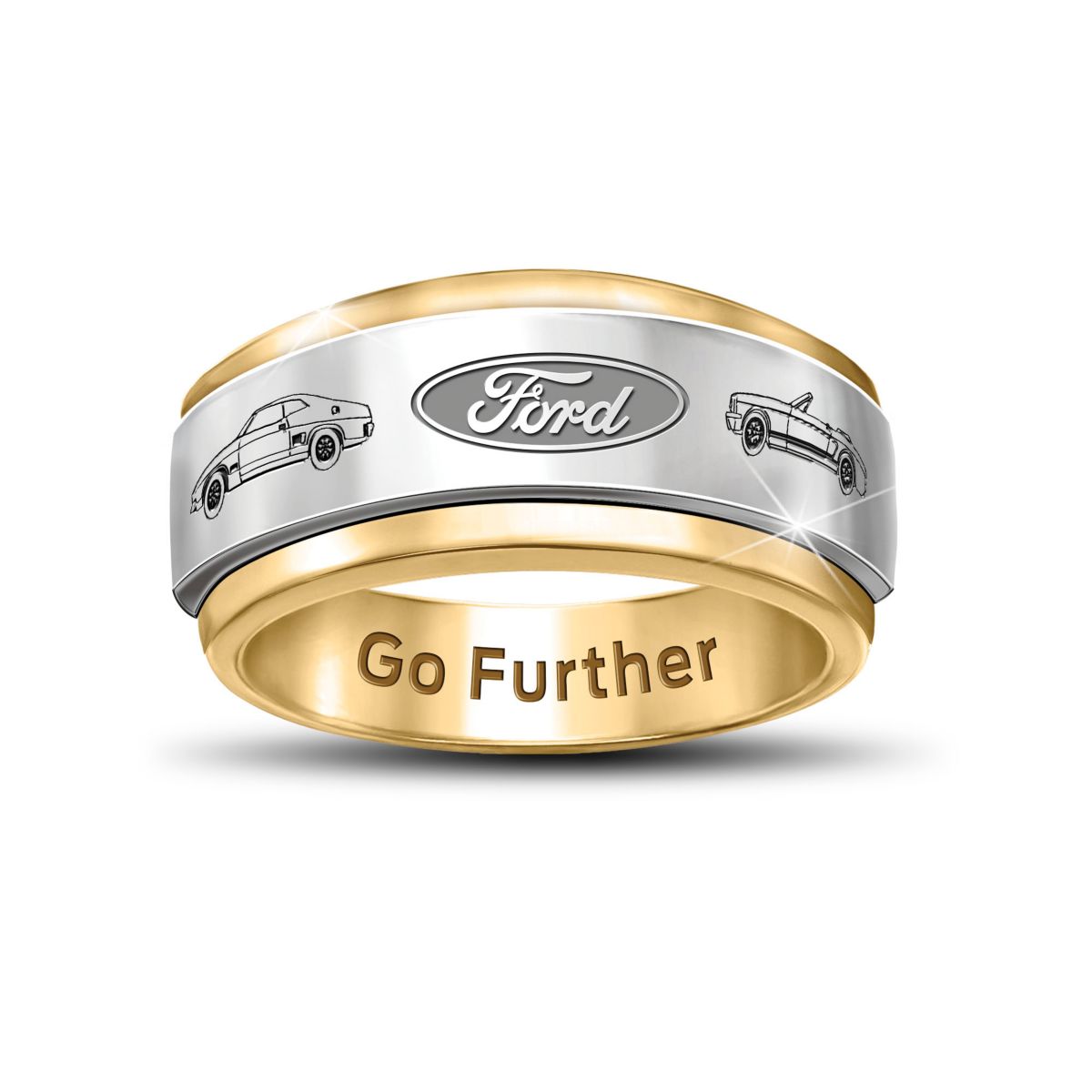 'Ford Go Further' Men’s Spinning Ring