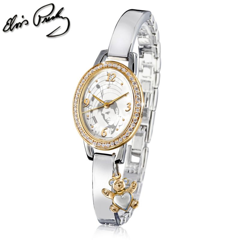 Elvis™ &#039;Be My Teddy&#039; Swarovski® Watch