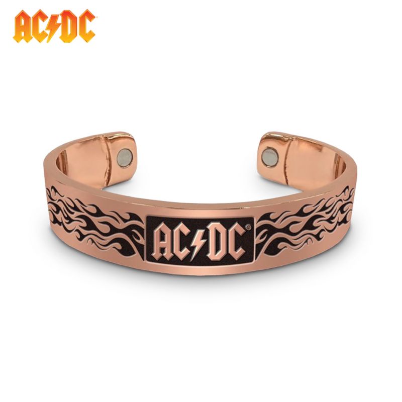 AC/DC Power Up Copper Cuff