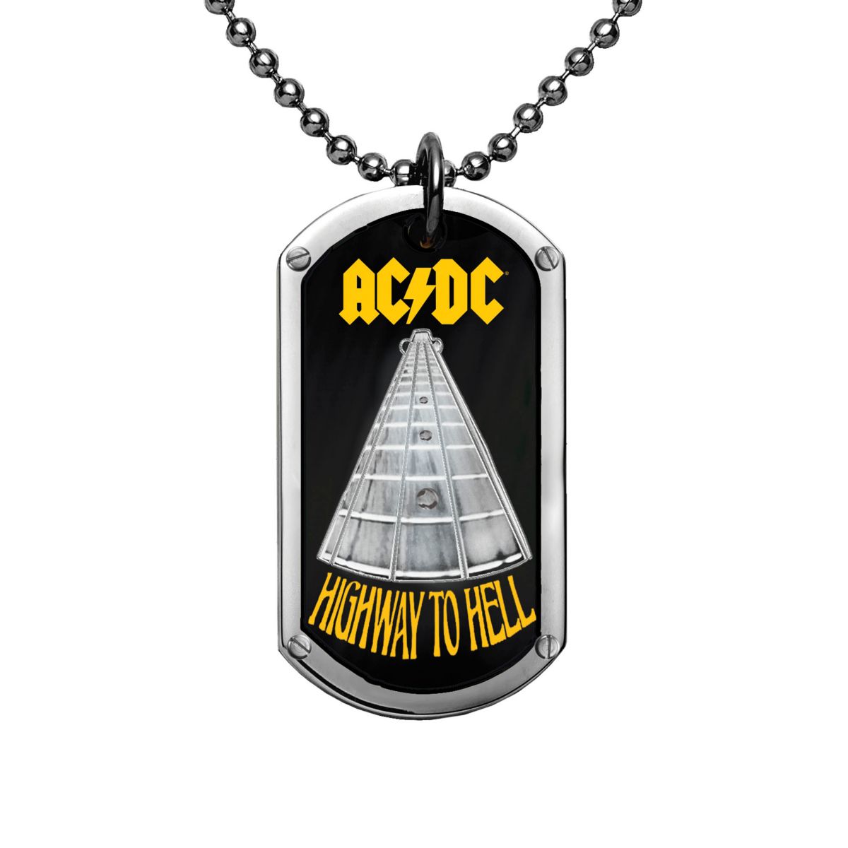 AC/DC 'Highway To Hell' Dog Tag Pendant