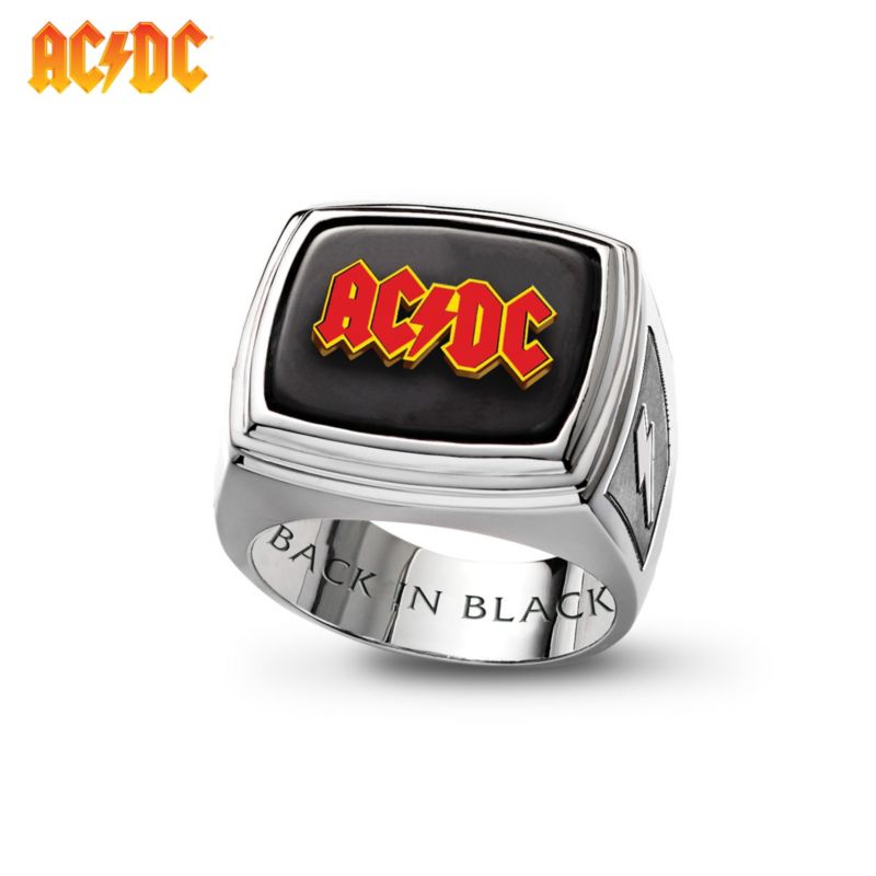 'AC/DC Back In Black' Men’s Ring