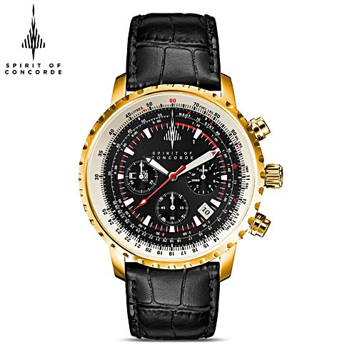 ‘Spirit Of Concorde’ Gold Edition Men's Chronograph Watch