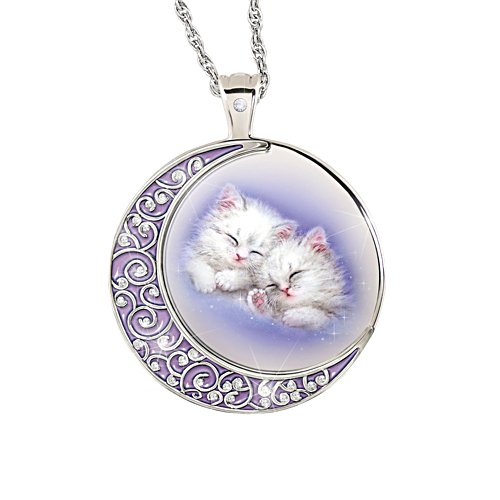 ‘Kitten Moon’ Ladies’ Diamond Pendant