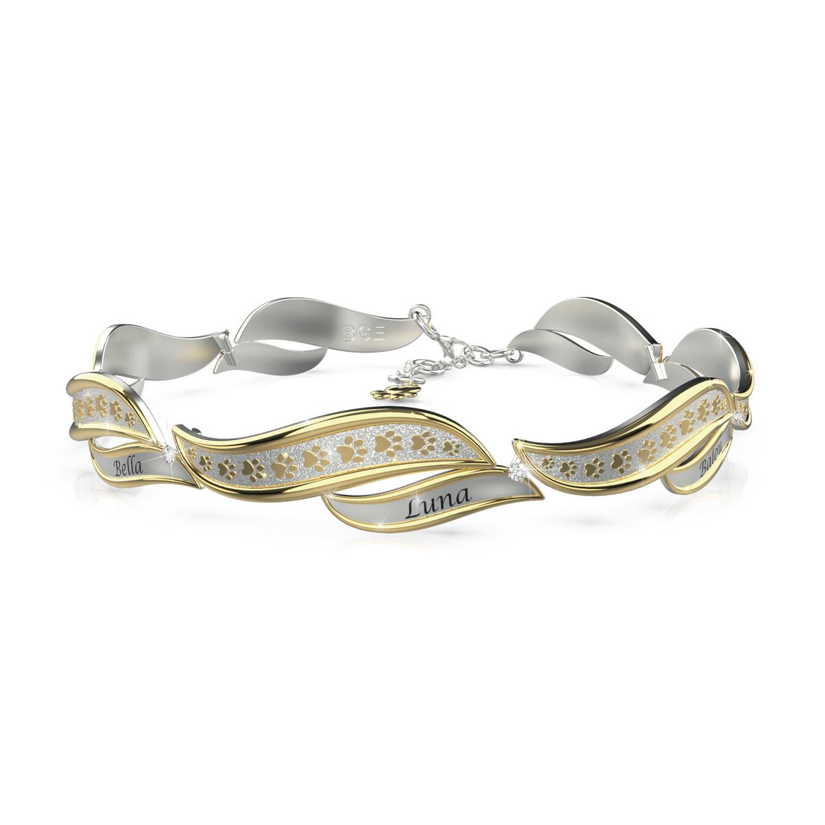 'Faithful Companions' Personalised Bracelet