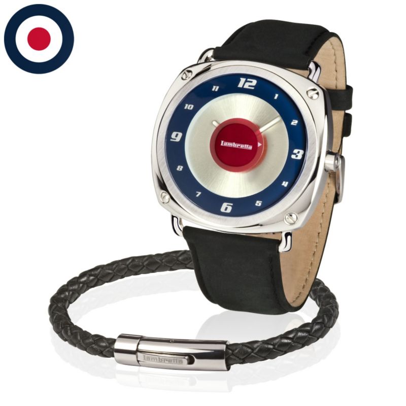 &#039;Lambretta Men&#039;s Watch &amp; Wristband Set’