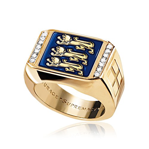 'The Spirit Of England' Men’s Gold-Plated Ring