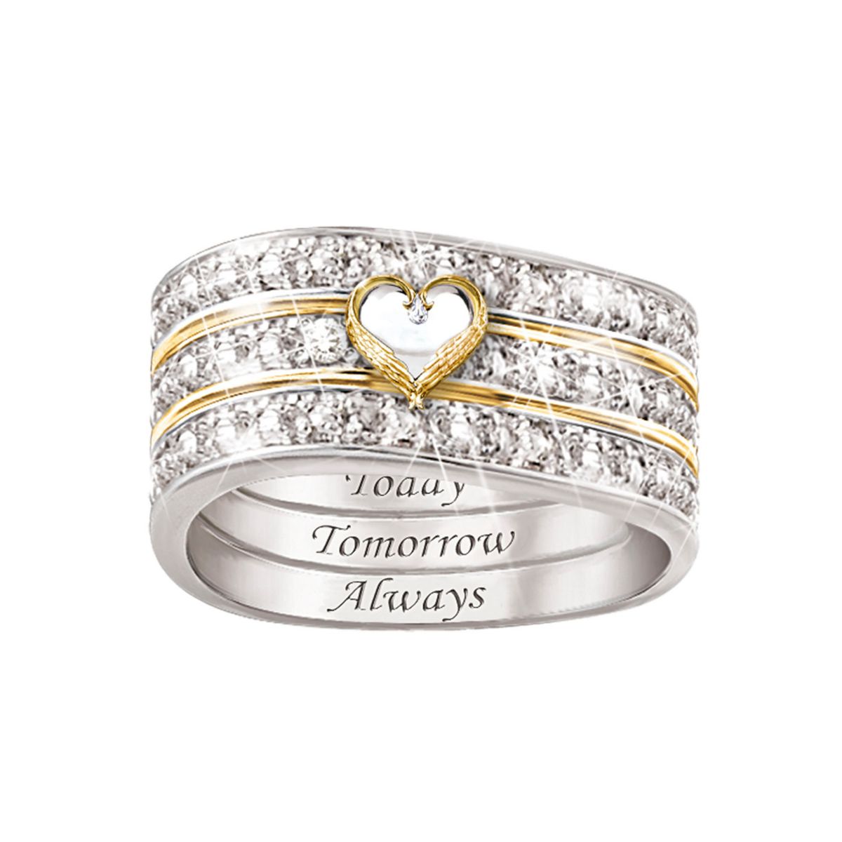 'Stairway To Heaven' Diamond Eternity Ring