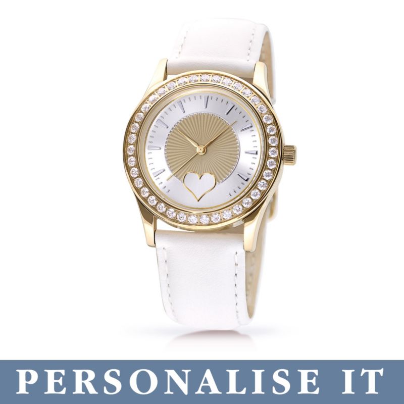&#039;My Granddaughter, I Wish You’ Personalised Gold-Plated Watch