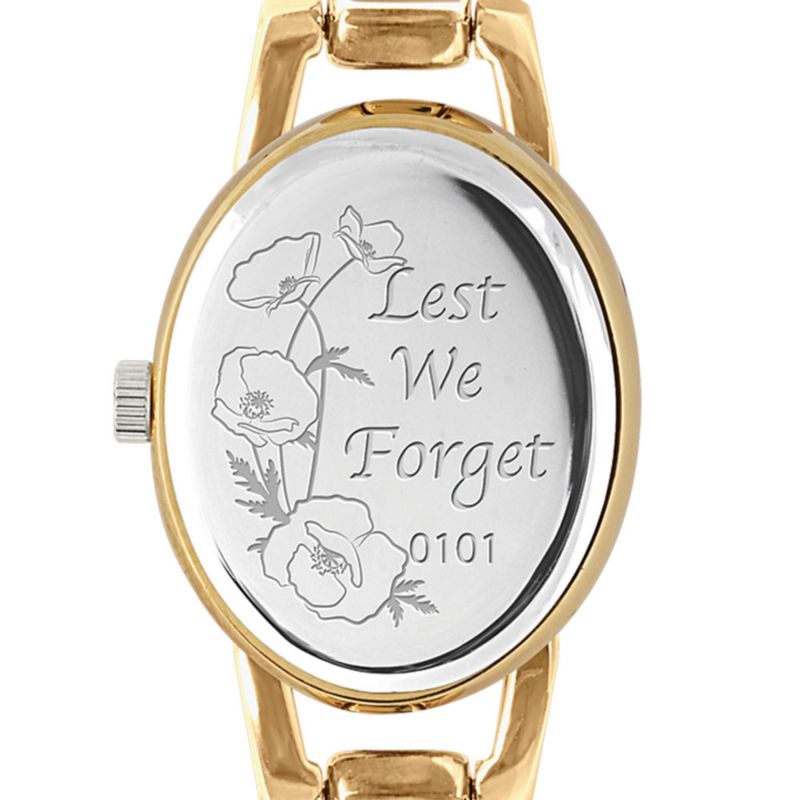 Lest We Forget Poppy Charm Watch