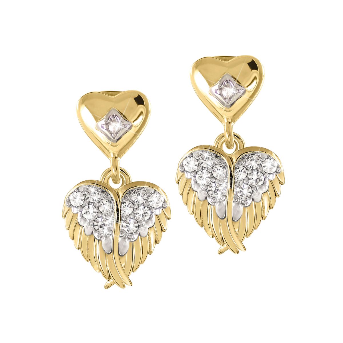 ‘Guardian Angel Embrace’ Diamond Earrings