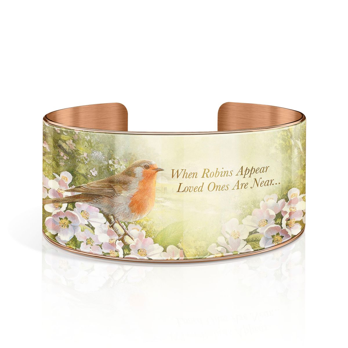 'Messenger Of Love’ Solid Copper Cuff Bracelet