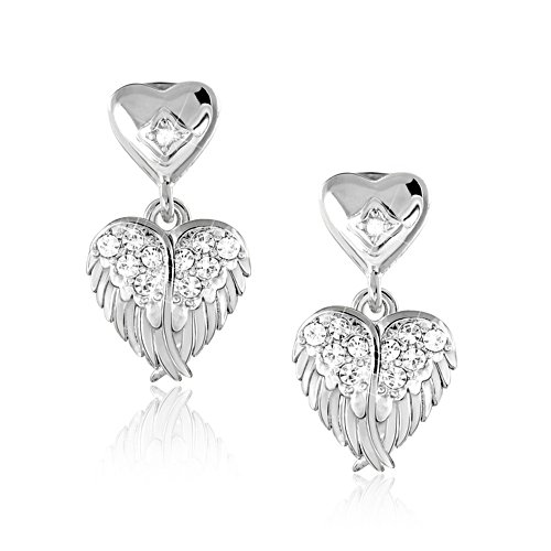 ‘Guardian Angel Embrace’ Diamond Earrings