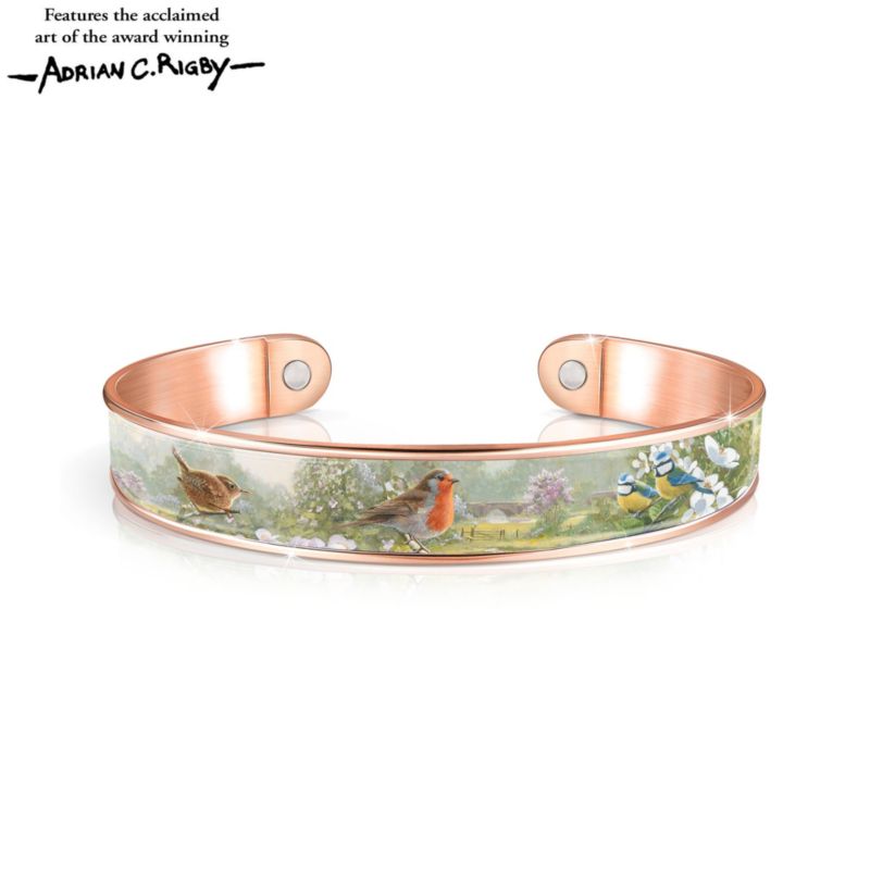 ‘Messenger Of Love’ Copper Touch Bangle Bracelet