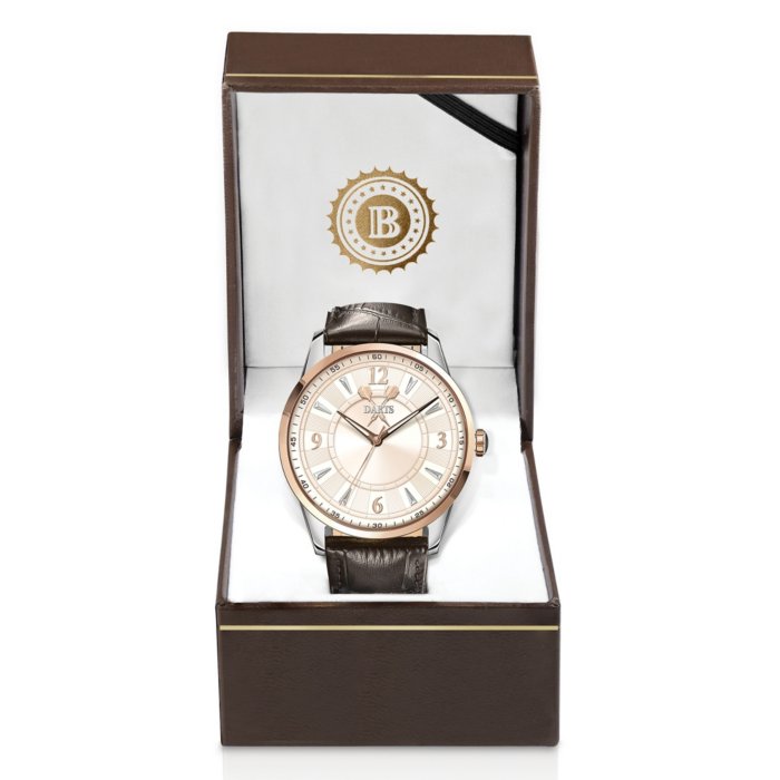 Game On!' Gold-Plated Men's Darts Watch - The Bradford Exchange