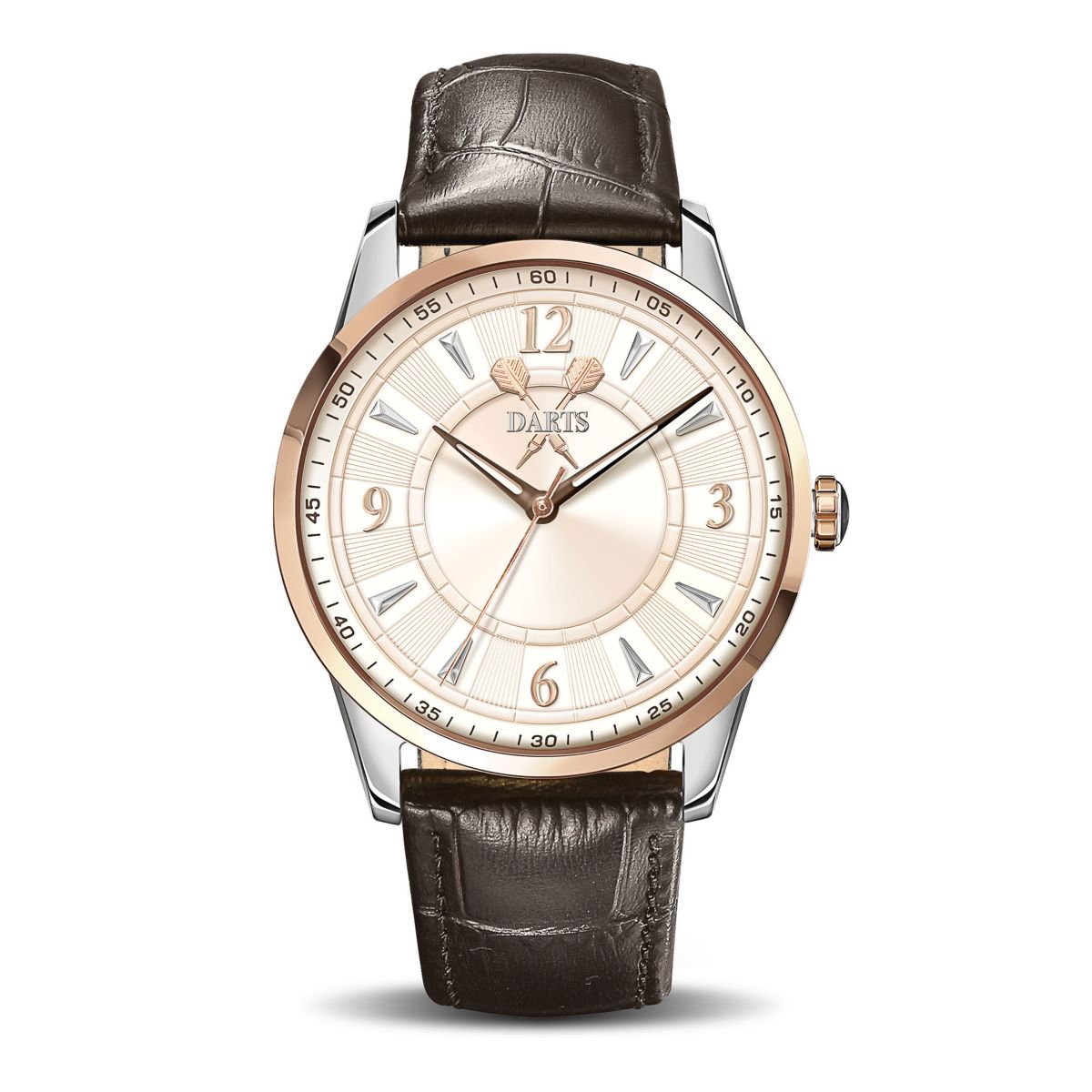 'Game On!' Gold-Plated Men's Darts Watch
