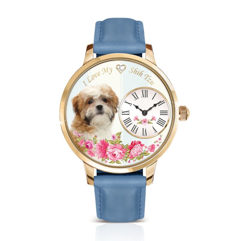 Shih Tzu 'Playful Pup' Ladies' Watch