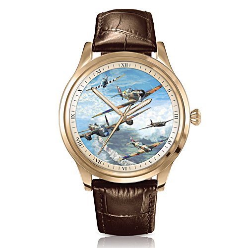 ‘Heroes Of The Sky’ Gold-Plated Men’s Watch