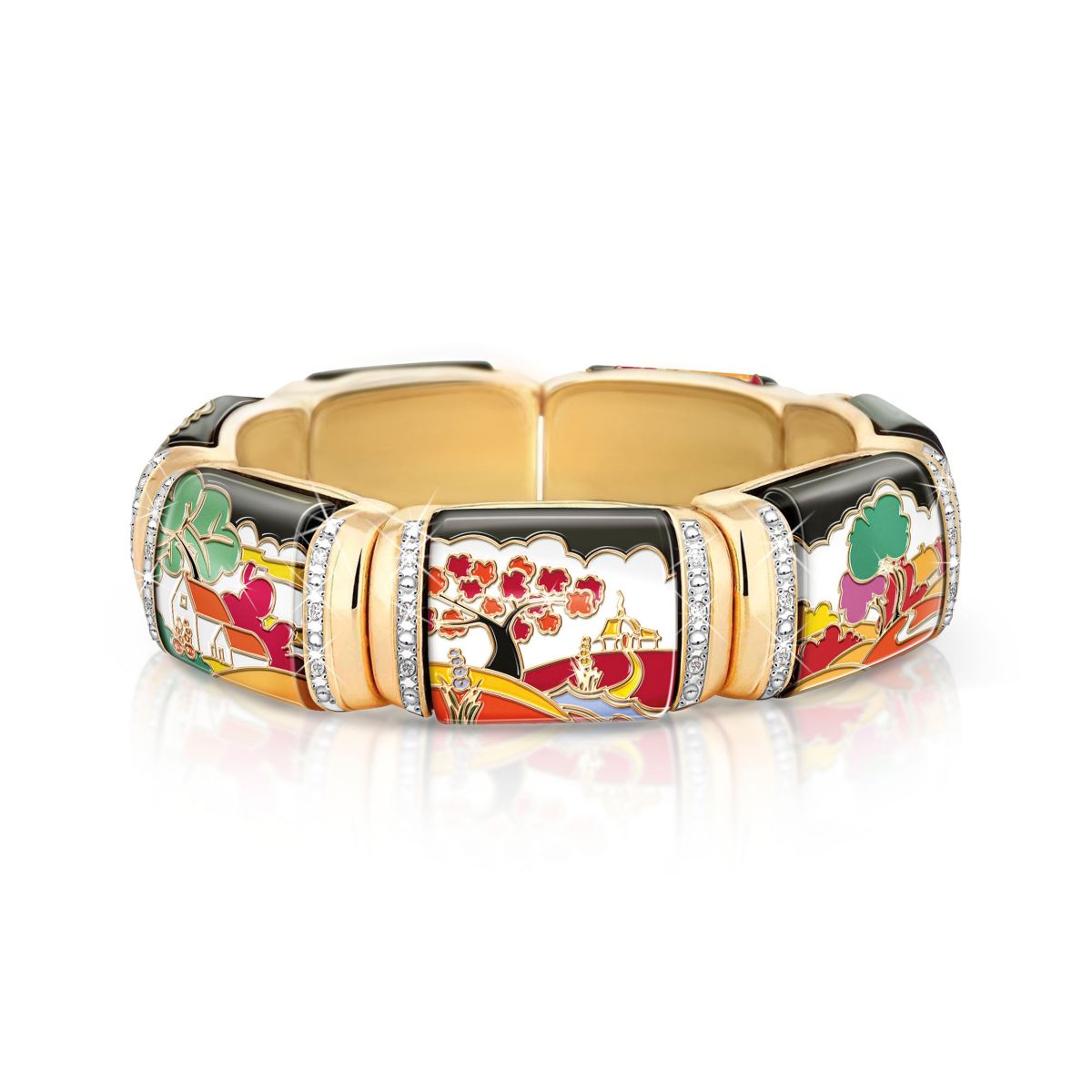 ‘A Year With Clarice’ Hand-Enamelled Bracelet