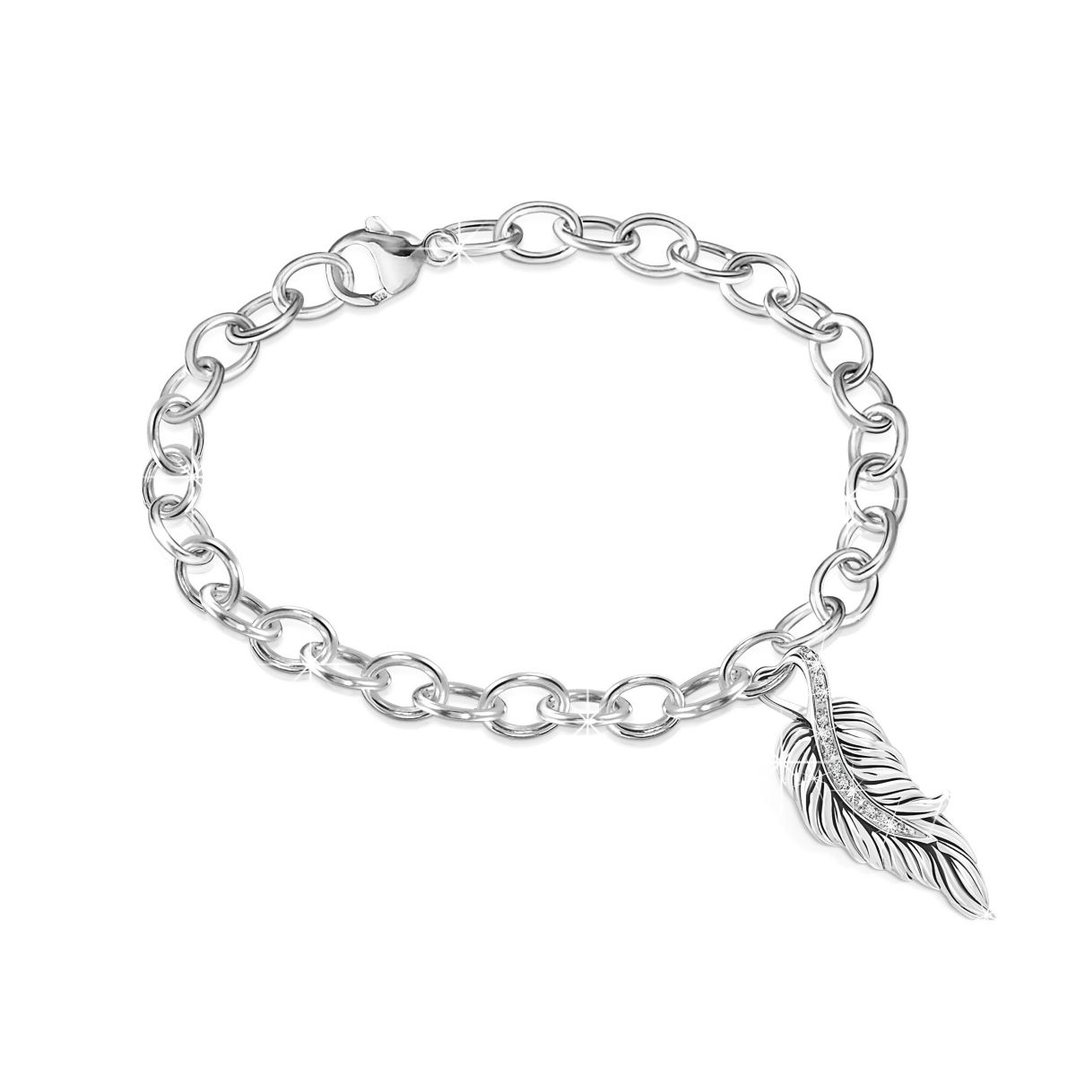 'When Angels Are Near’ Diamond Bracelet