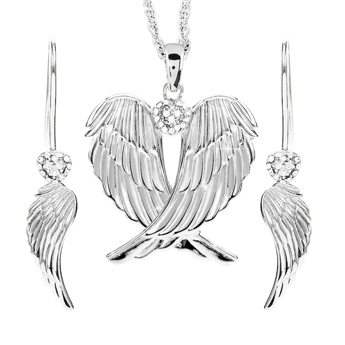 ‘Always In My Heart’ Diamond Pendant & Earrings Set