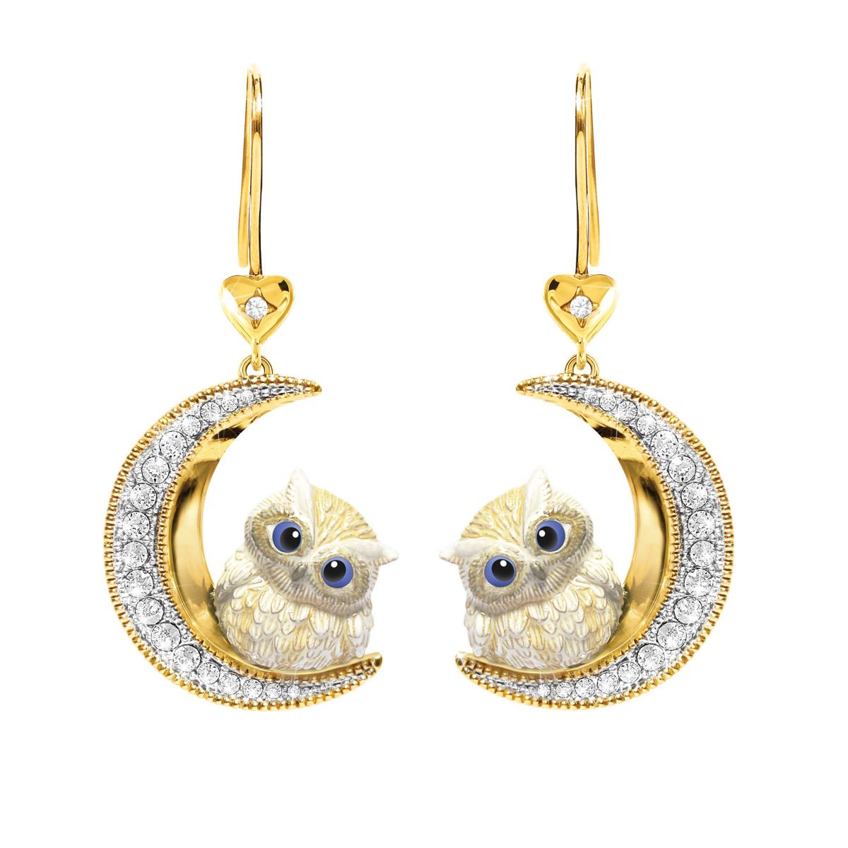 'Owl Always Love You’ Gold-Plated Earrings