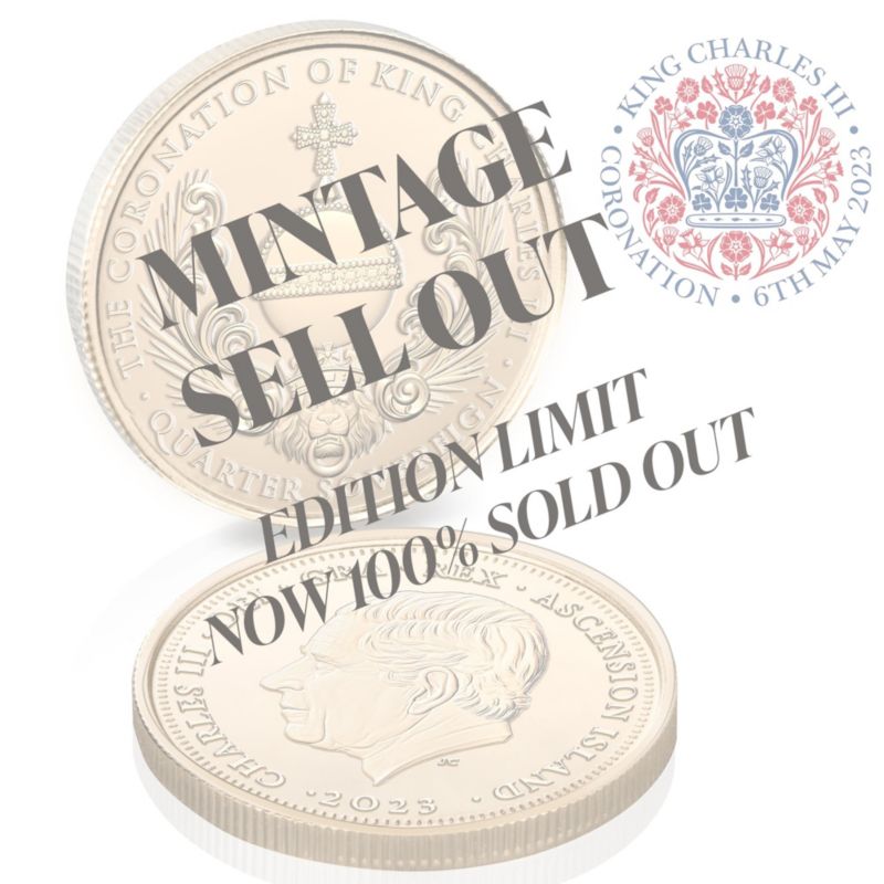 The King Charles III Coronation Gold Quarter Sovereign