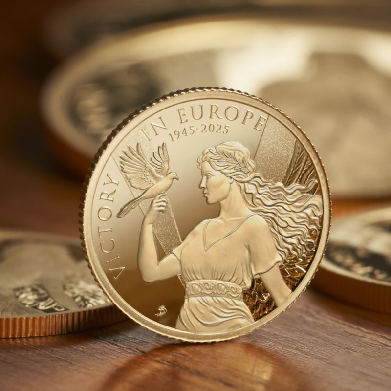 The 2025 Victory 22-carat Gold Quarter Sovereign 