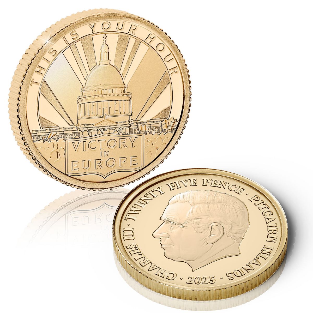The VE Day 80th Anniversary 24-Carat Gold Coin