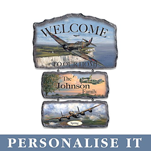 ‘Heroes Of The Sky’ Personalised Welcome Sign Collection