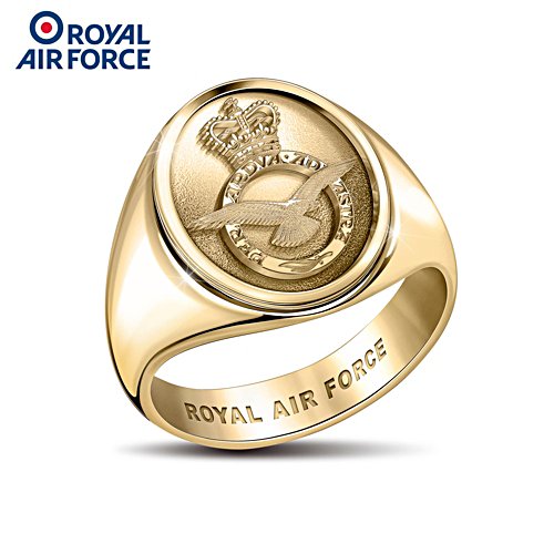 Royal Air Force Gold-Plated Men’s Ring