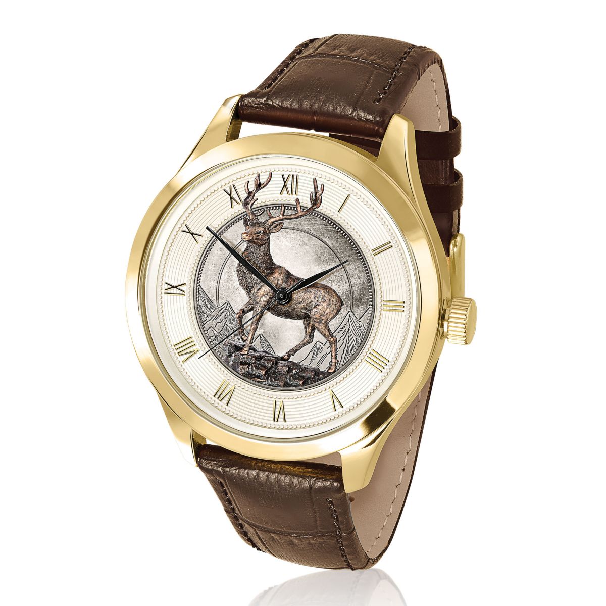 'Let Your Spirit Be Free’ Gold-Plated Watch