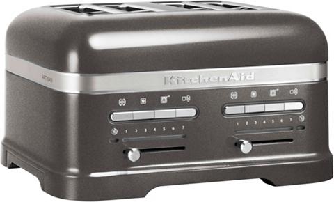 KitchenAid Toaster Artisan 5KMT4205EMS 4 kurze Sc...