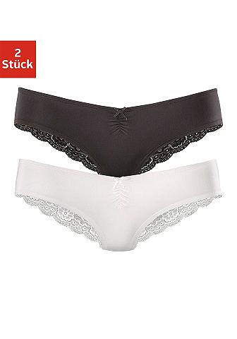 LASCANA Kelnaitės (Packung 2-St) su gražus Spi...