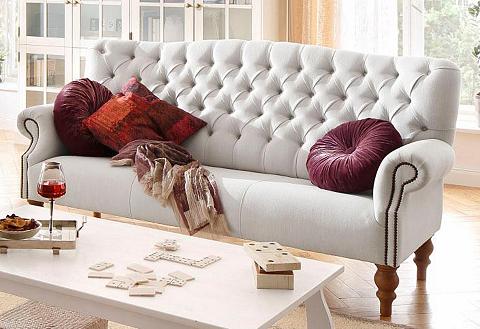 Home affaire 3-Sitzer »Lord« su echter Chesterfield...
