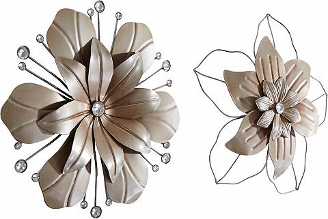 Home affaire Wanddekoobjekt »Blume« (2vnt.) Wanddek...