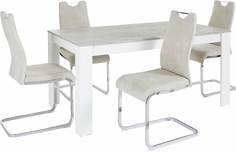 Homexperts Essgruppe »Zabona« (Set 5-tlg) 4 kėdė ...