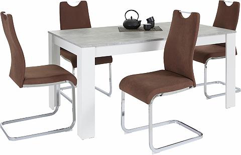 Homexperts Essgruppe »Zabona« (Set 5-tlg) 4 kėdė ...