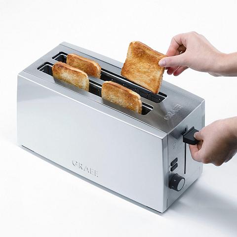 Graef Toaster TO 100 silber 2 lange Schlitze...