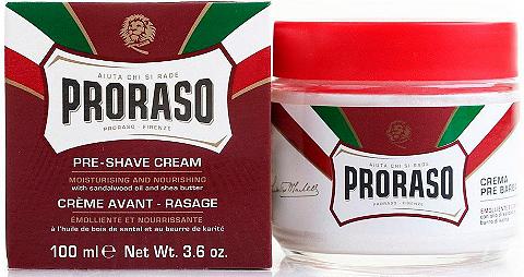 PRORASO Rasiercreme »Preshave Cream Red« Rasur...