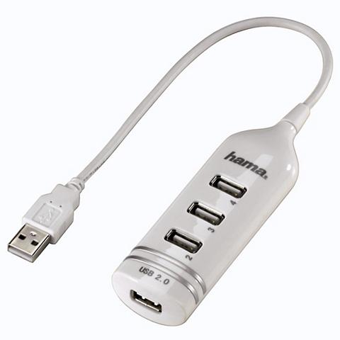 Hama USB laikmena Hub 2.0 (4-Port) zum Ansc...